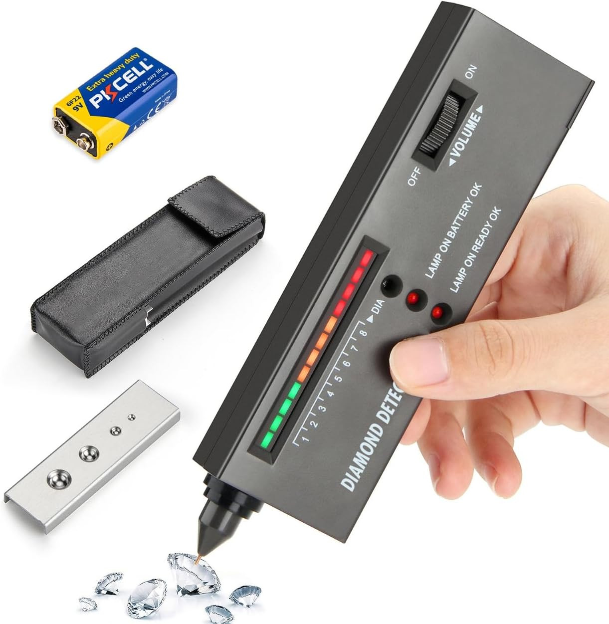 High Accuracy Gold Silver Test Kit Diamond Tester Precious Metal Testing Kit NEW