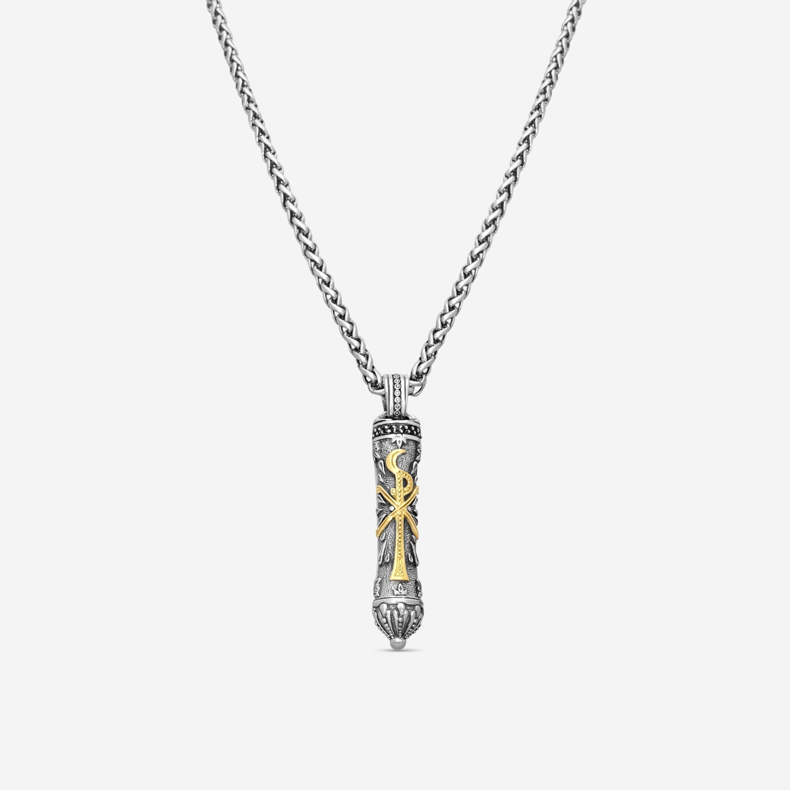 Konstantino Sterling Silver and 18K Yellow Gold Stavros Spinel Necklace