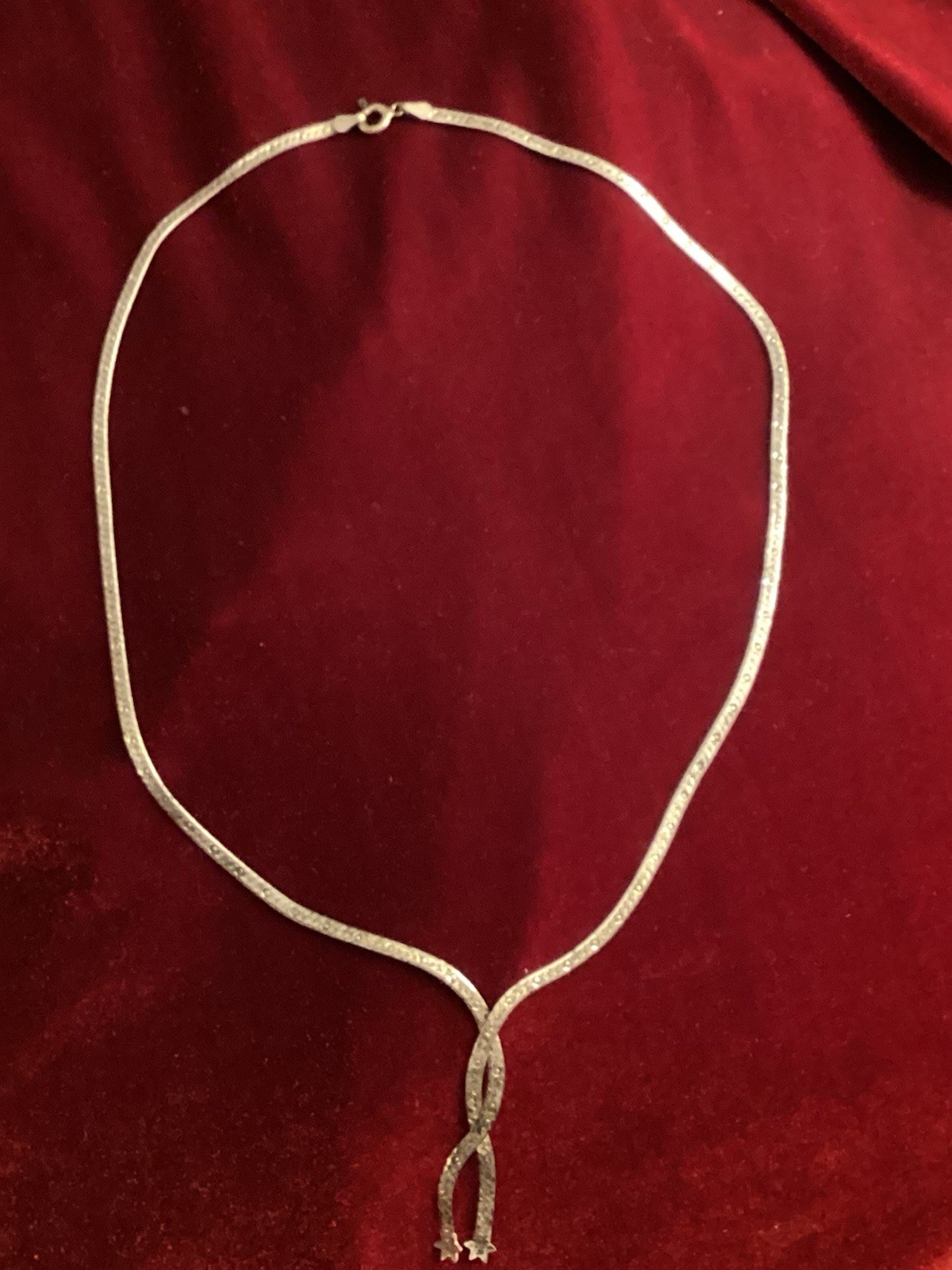 Two Stars Collide .925 Sterling Silver Necklace Beautiful Details Women
