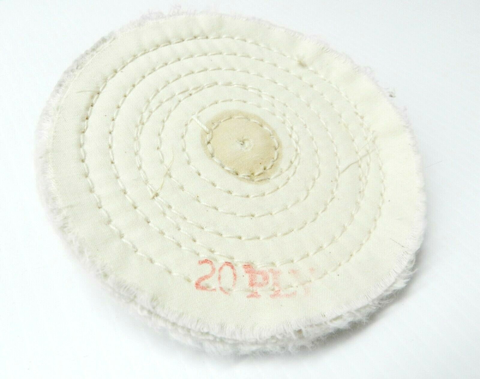 5″ BUFFING WHEEL WHITE BUFF 20PLY NARROW BUFF THIN POLISHING BUFFING