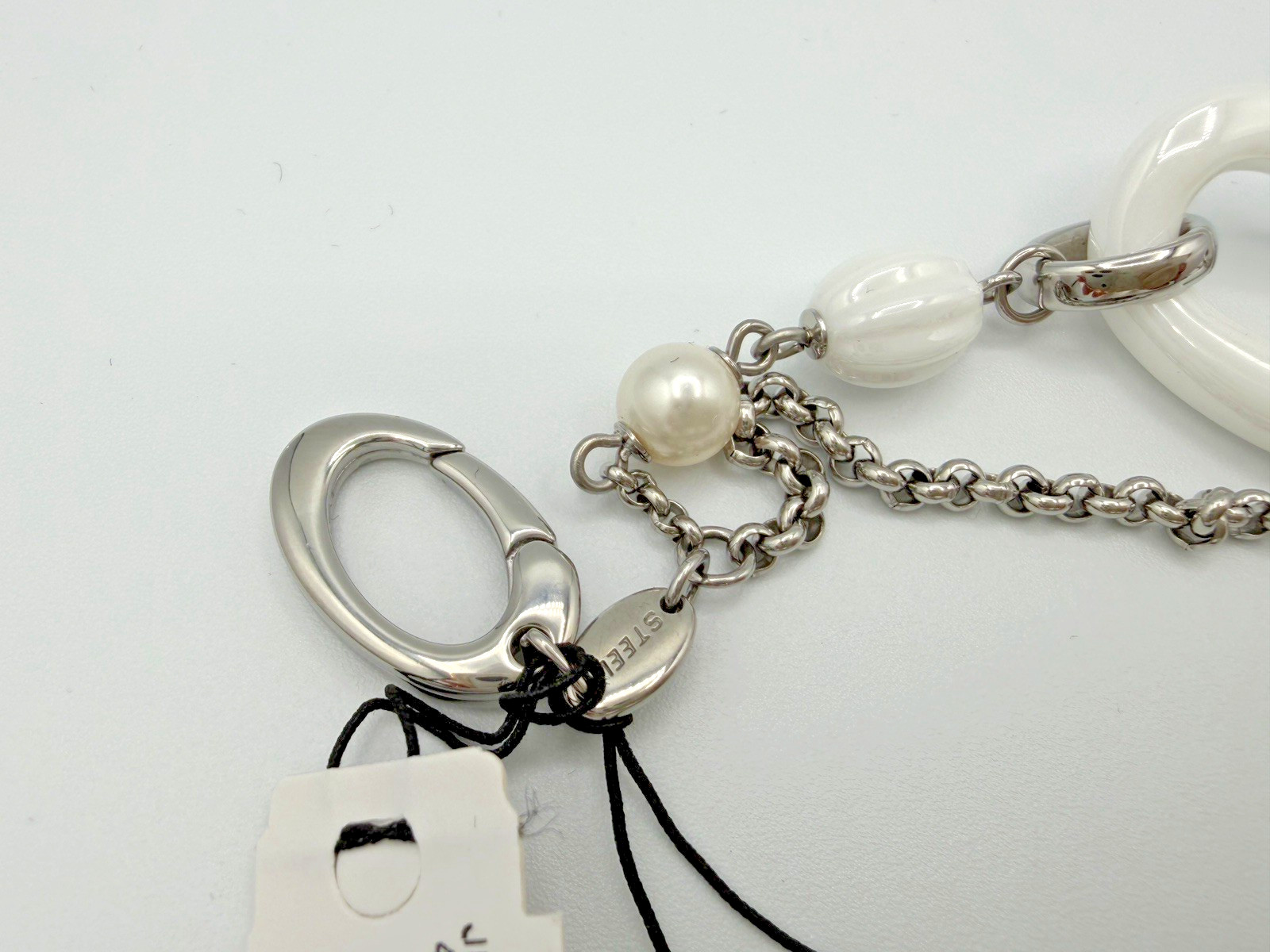 Fossil Brand Double Strand Ceramic Bracelet JF86236040