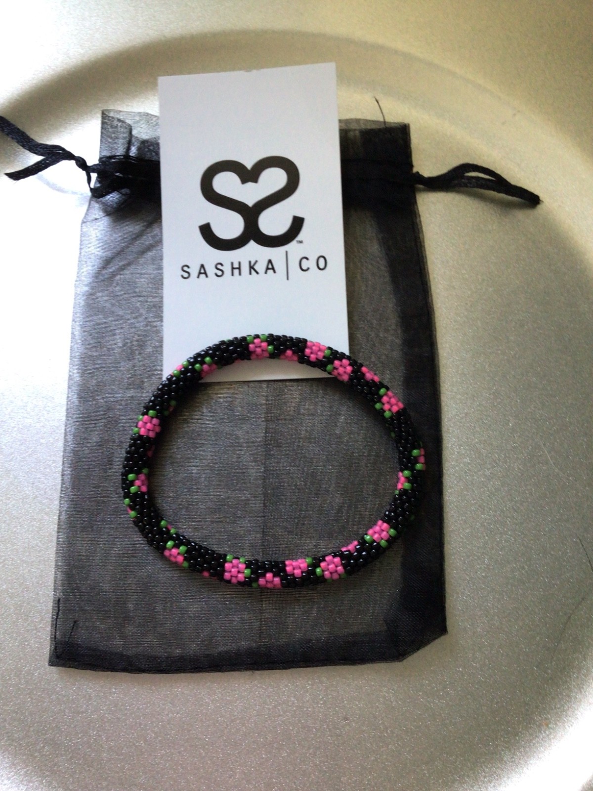 BEAUTIFUL ROSE 8″ ROLL ON SASHKA BRACELET