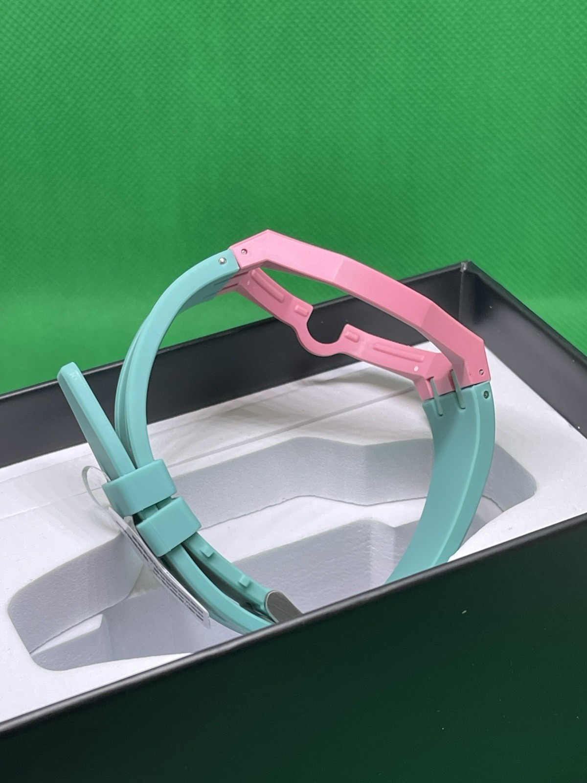 Rare Audemars Pigeut x Swatch Royal Pop OTG ROZ Green Band Pink Case Strap only