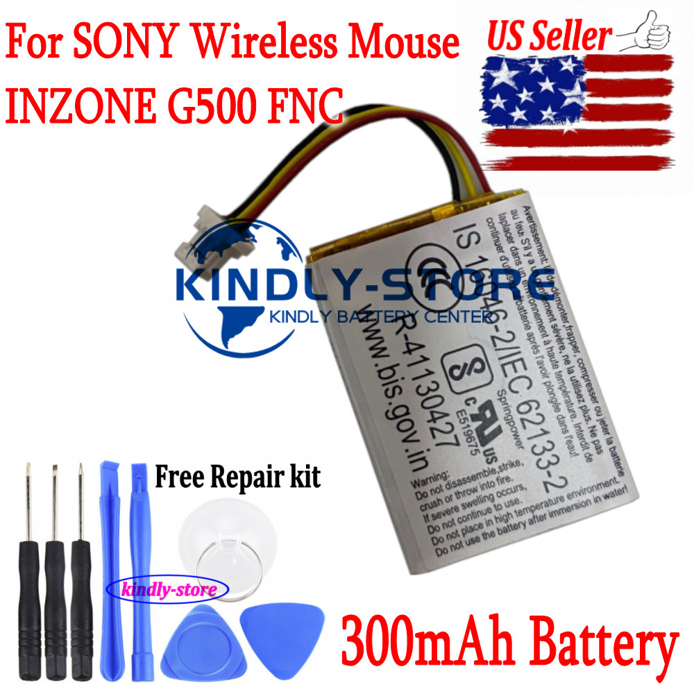 USPS 300mAh Original Battery For INZONE G500 FNC Wireless Mouse Sony Mouse BATT