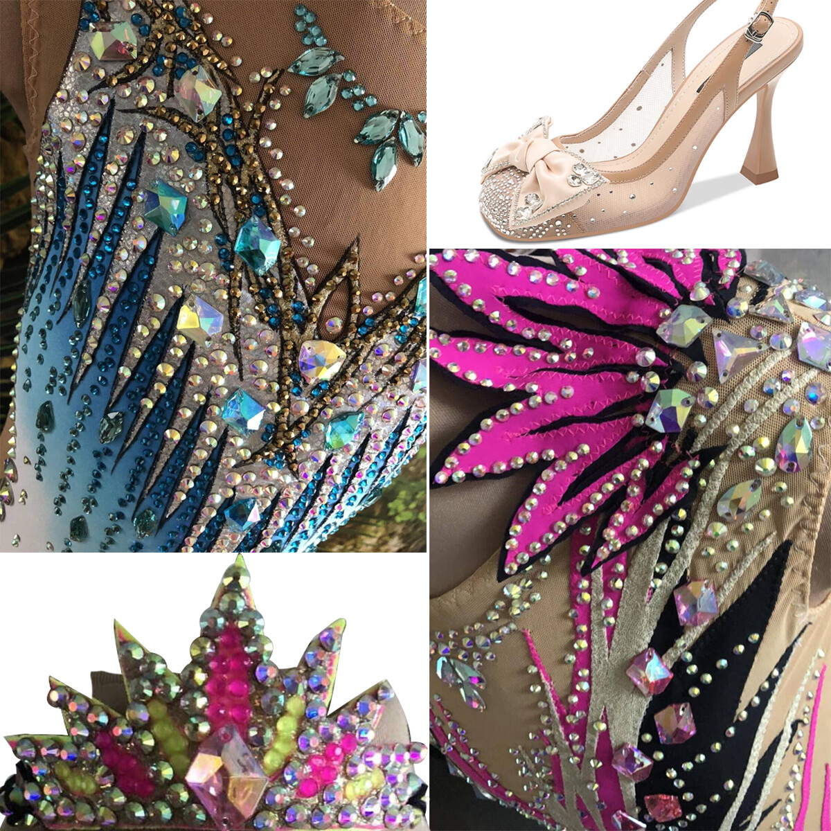 Boutique Galactic shape crystal sew on rhinestones Sewing Beads Jewellery DIY