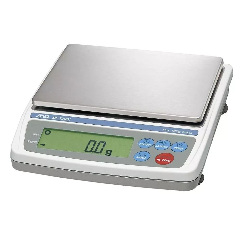 A&D Personal Scale EK-1200i Capacity: 1200g Minimum display: 0.1g-1200g