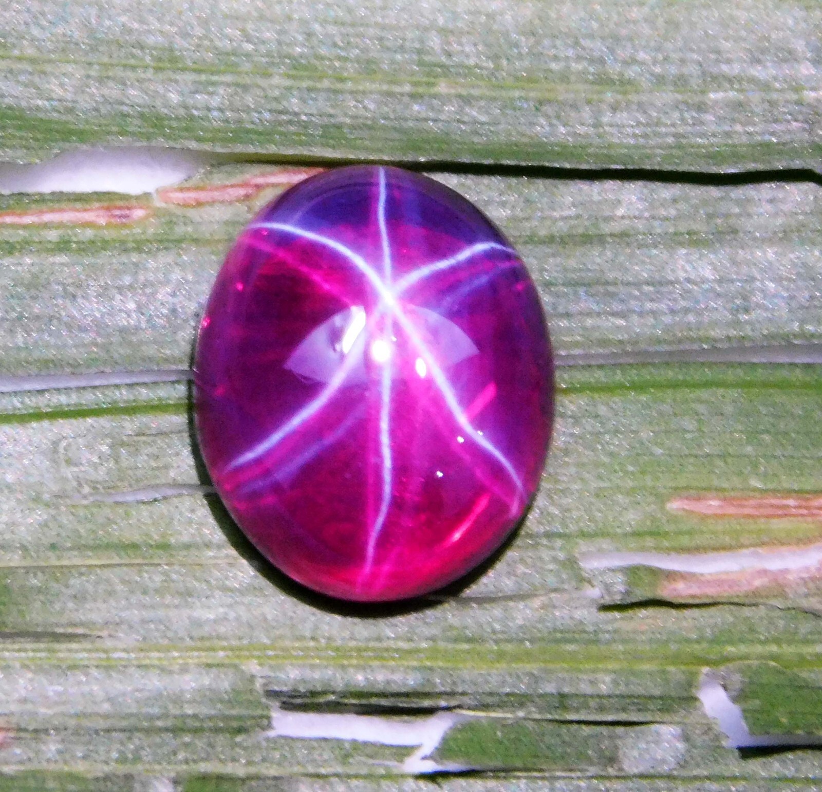 71.15 Ct Natural Red Star Ruby Cabochon Cut CERTIFIED Loose Gemstone 6 Rays