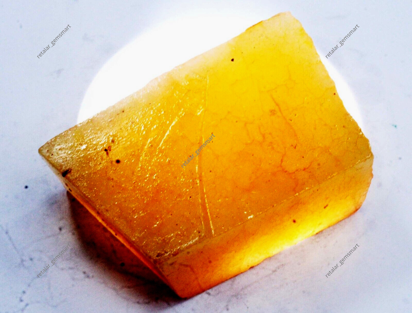 LOOSE GEMSTONE Huge Size Yellow Sapphire Rough 1080 Ct Natural Uncut CERTIFIED