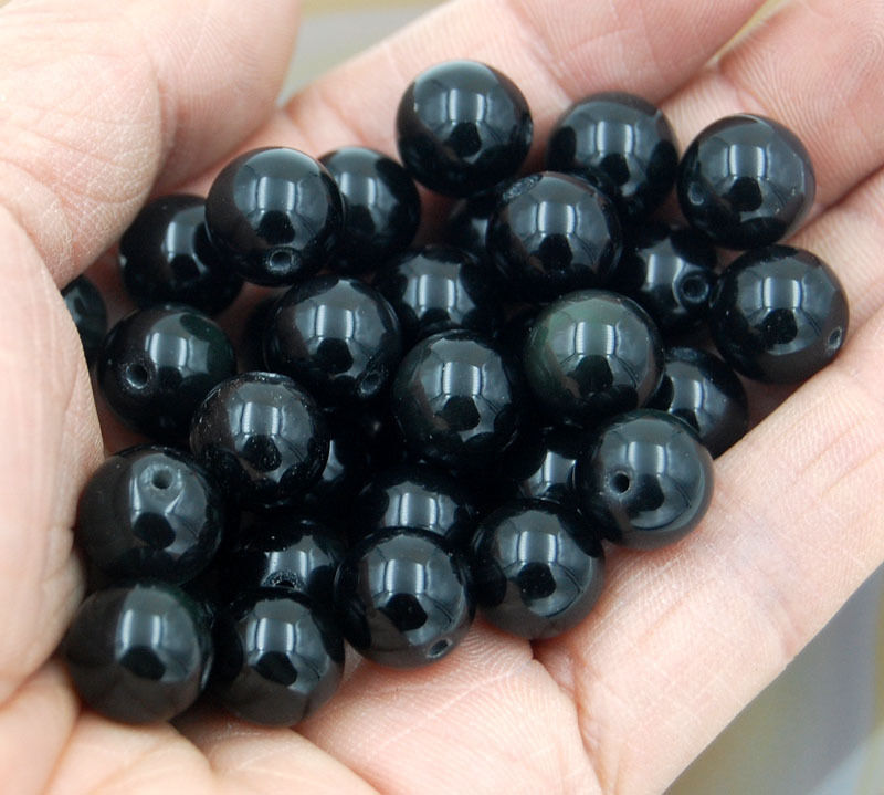 Natural Gemstone Round Spacer Loose Beads 4mm 6mm 8mm 10m 12mm