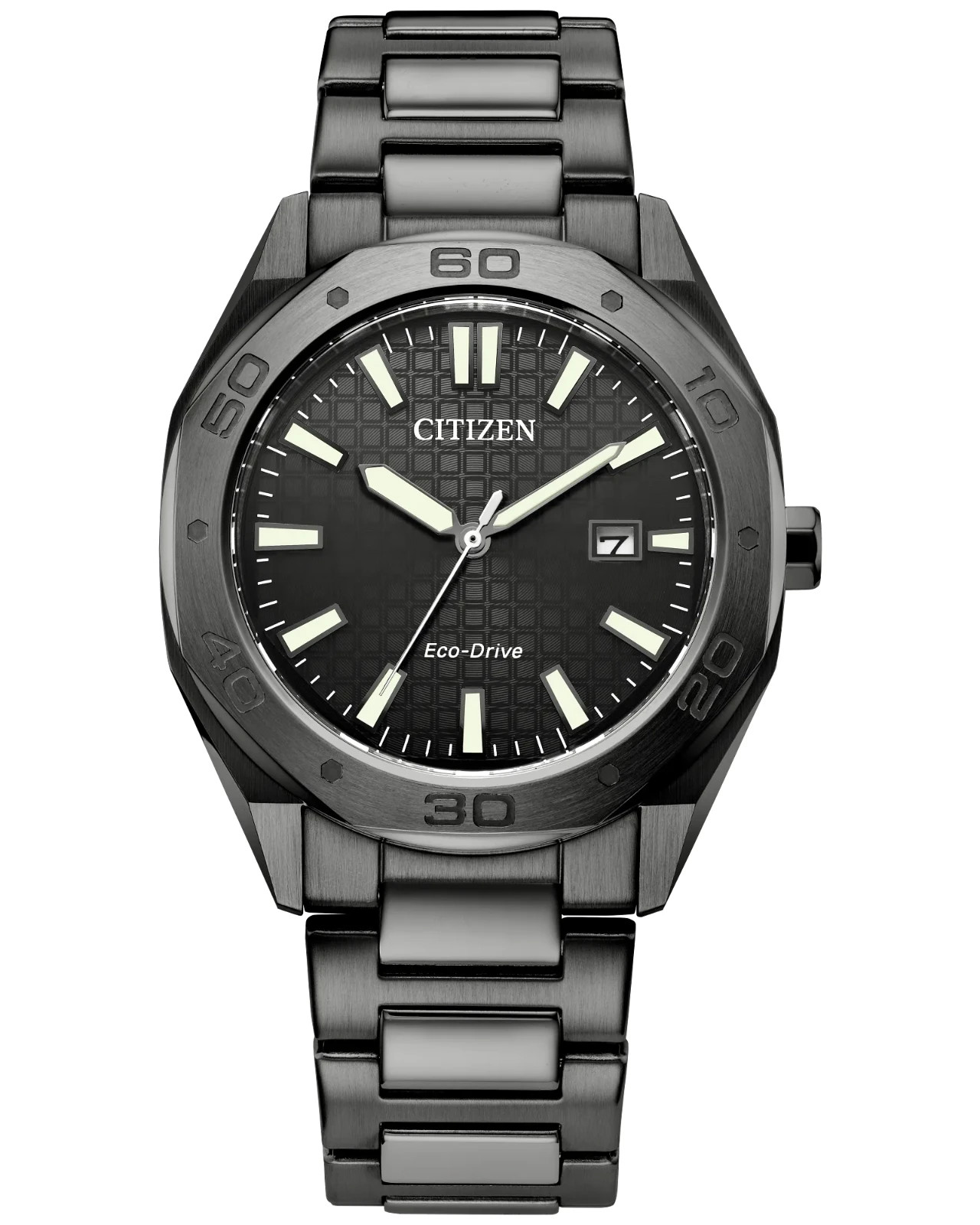 Citizen Men’s Odyn Date Window Gray Eco-Drive Watch 41MM BM7637-81H
