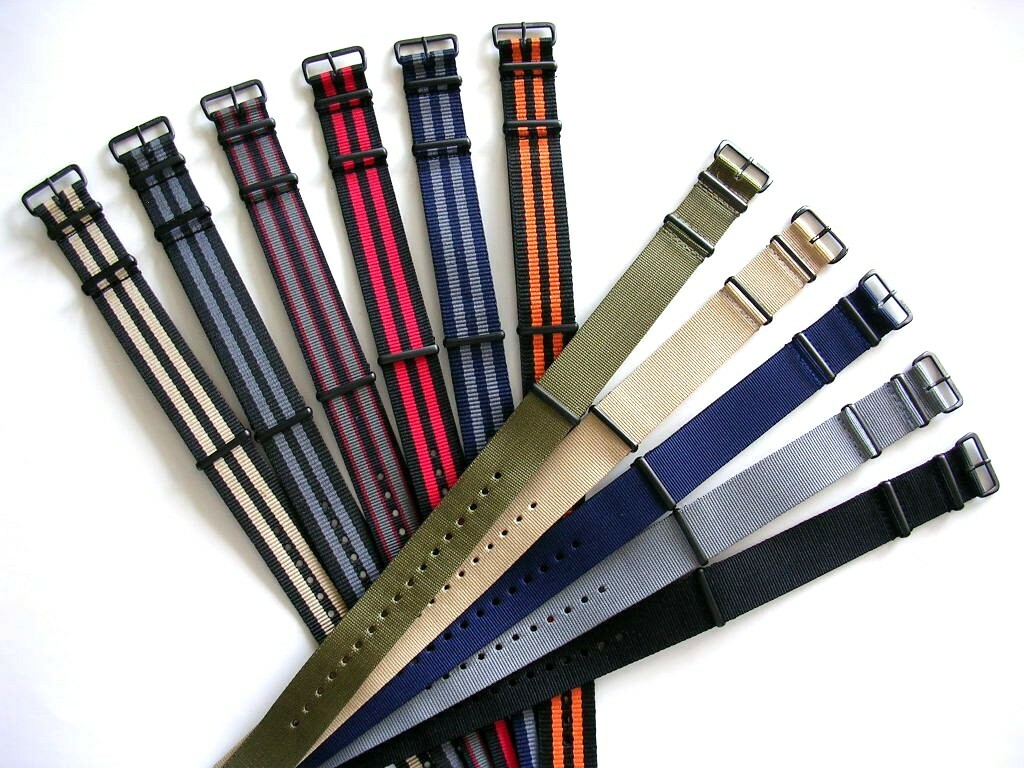 NATO G10 Prem Ballistic PVD MoD RAF Military watch band strap Bonded IW SUISSE