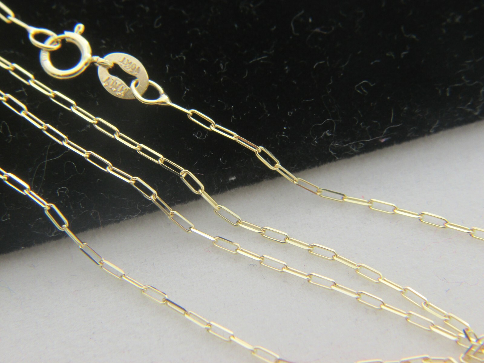 Solid 10k gold Chain Necklace Box chain Rope chain Cable chain 10kt gold