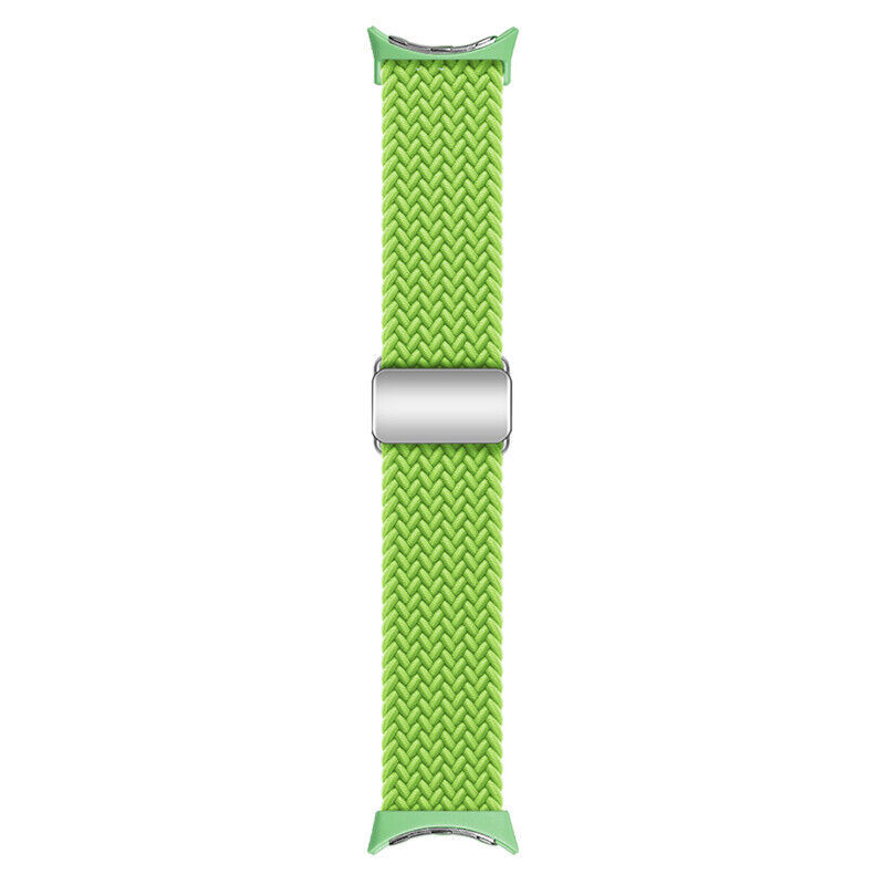 For Google Pixel Watch 3 41/45MM Replacement Magnetic Woven Nylon Elastic Band