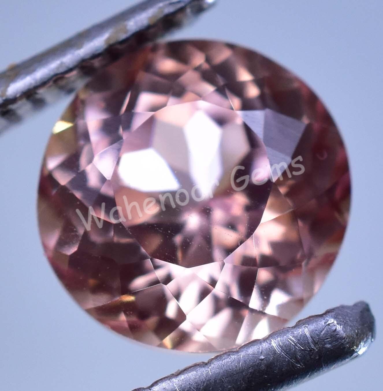 Natural Poudretteite Pinkish Round 3.20 Ct FLAWLESS Certified Loose Gemstone