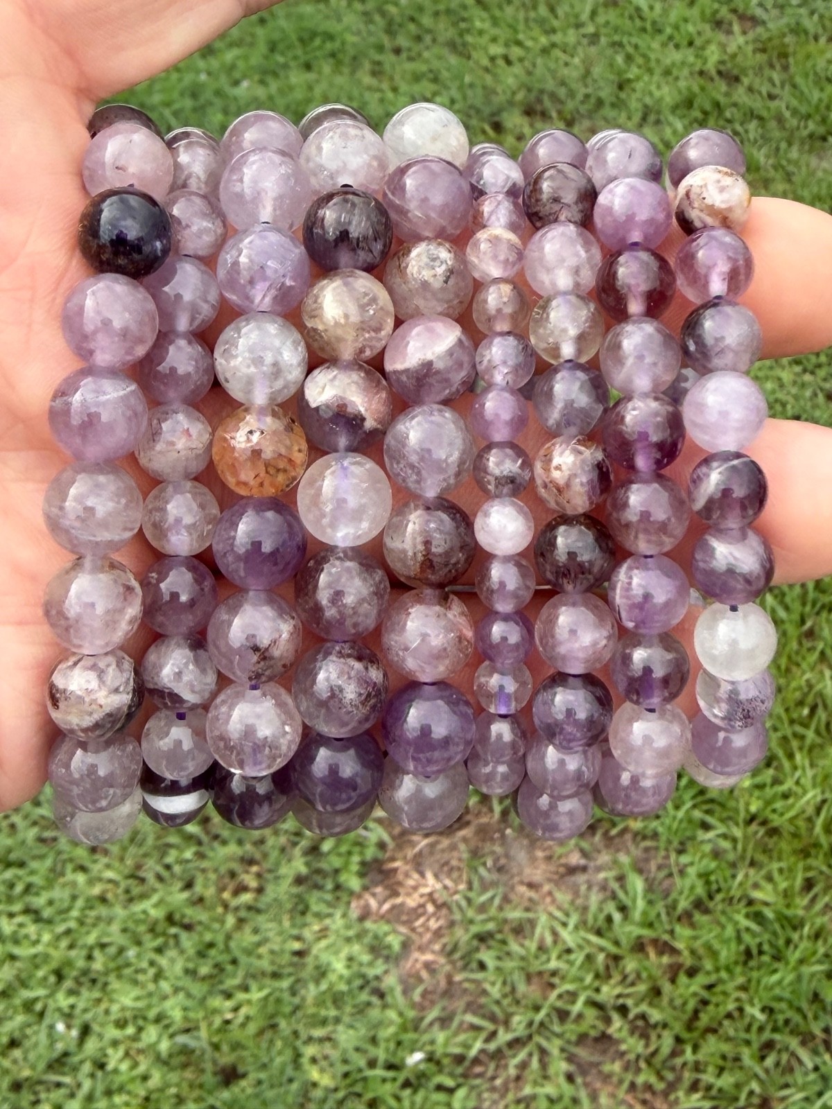 Nice New Auralite 23 polished Bracelets Size 6mm 7.5”