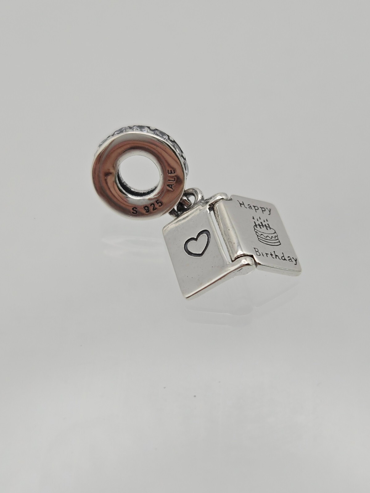 Authentic Pandora Sterling Silver Happy Birthday Wishes Moment Charm