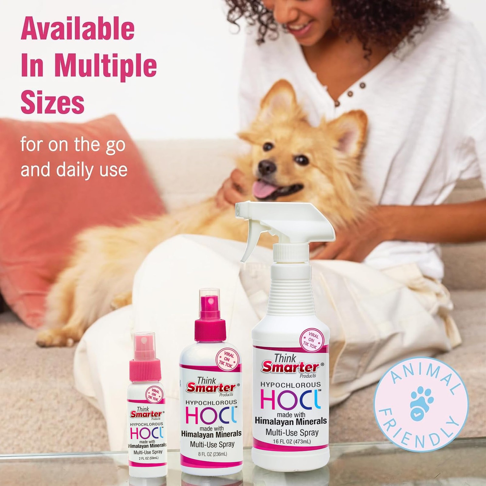 Think Smarter Products HOCL All-Purpose Cleaner with 8 Fl Oz (Pack of 1)