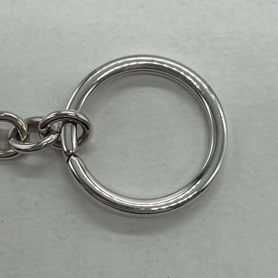 Tiffany 1837 Cadena Keyring Charm SV925 Silver AB Used