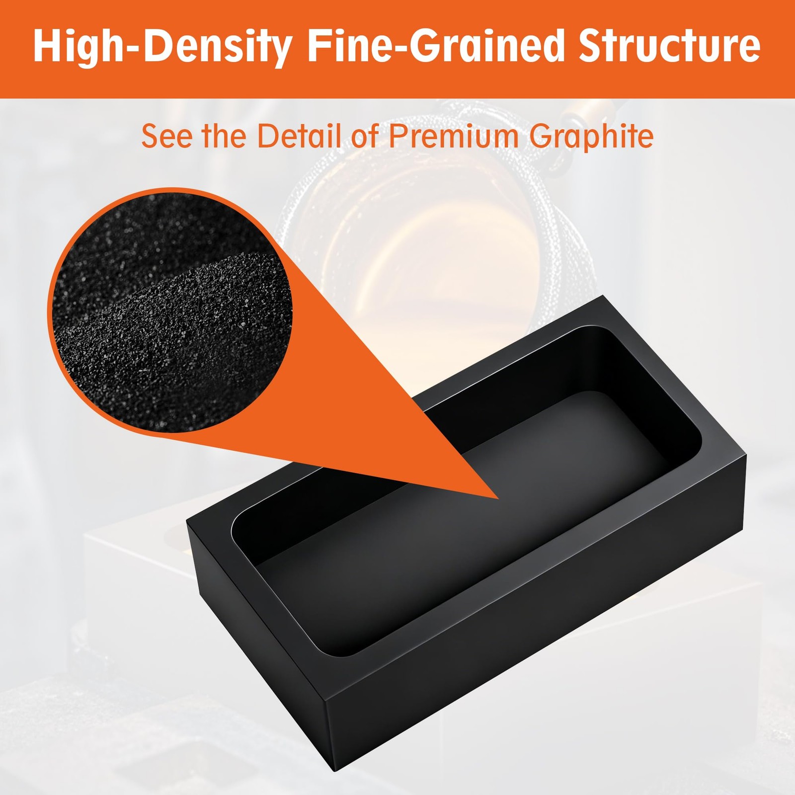 4 Pcs 1Kg High-Purity Graphite Ingot Molds for Casting Gold Silver Aluminum Copp