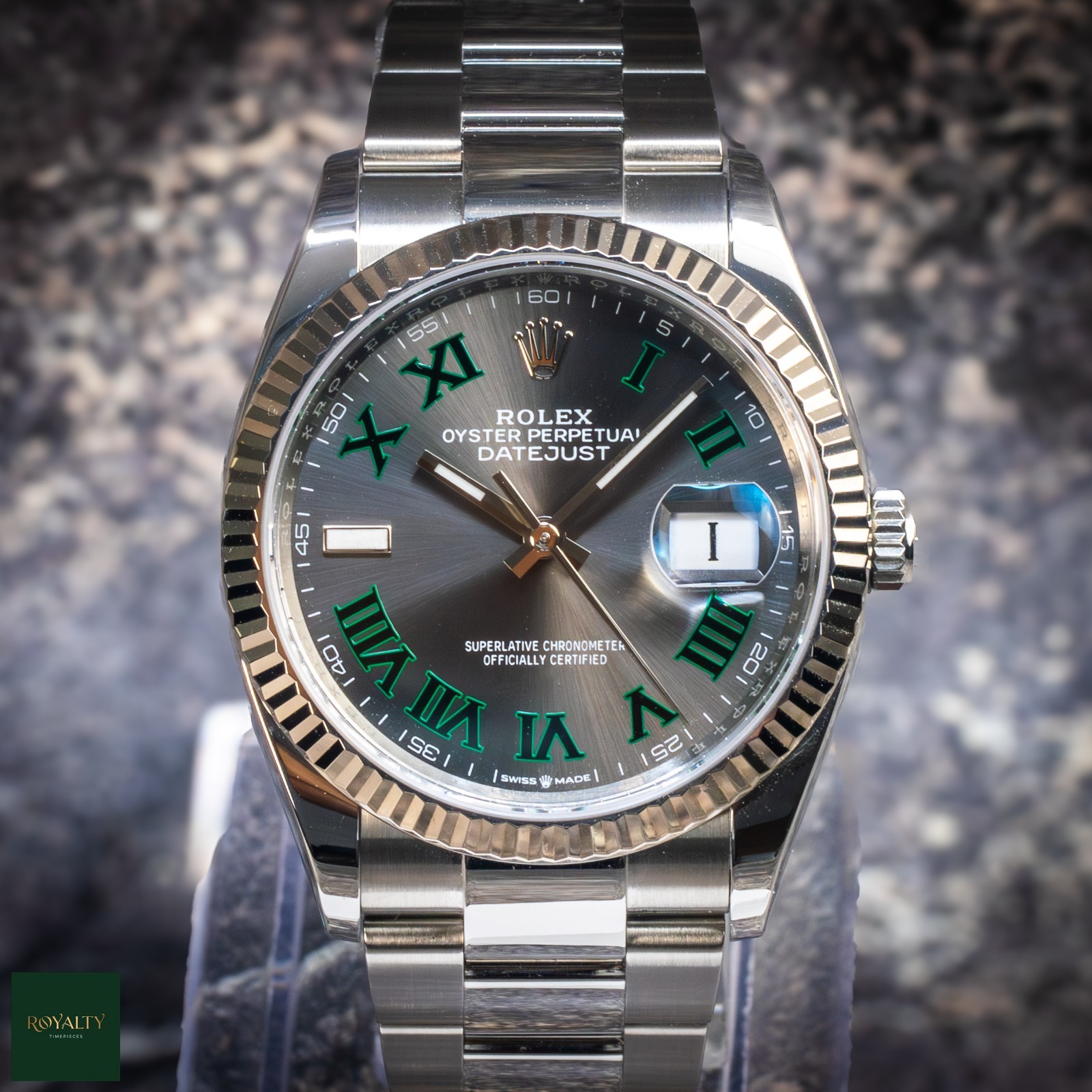 Rolex Datejust 36 126234 Wimbledon Dial Fluted Bezel Oyster 2025 Box and Papers