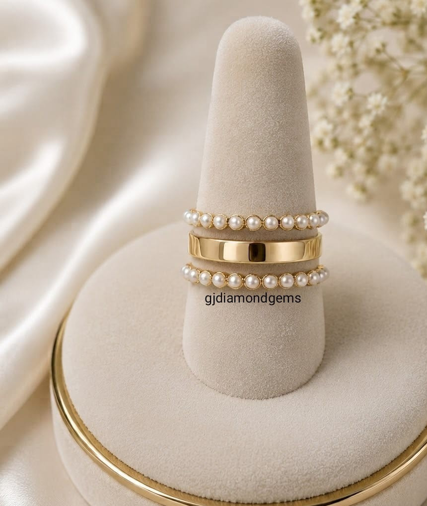 Natural See pearl Smart Ring 925 Silver Enhancer Ge3 & 4 Oura Ring Guard Jacket