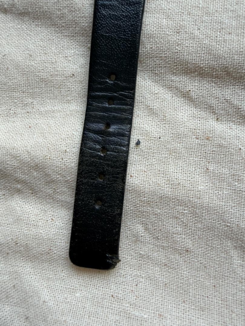 Longines Square Manual Wind Watch Black Dial Used