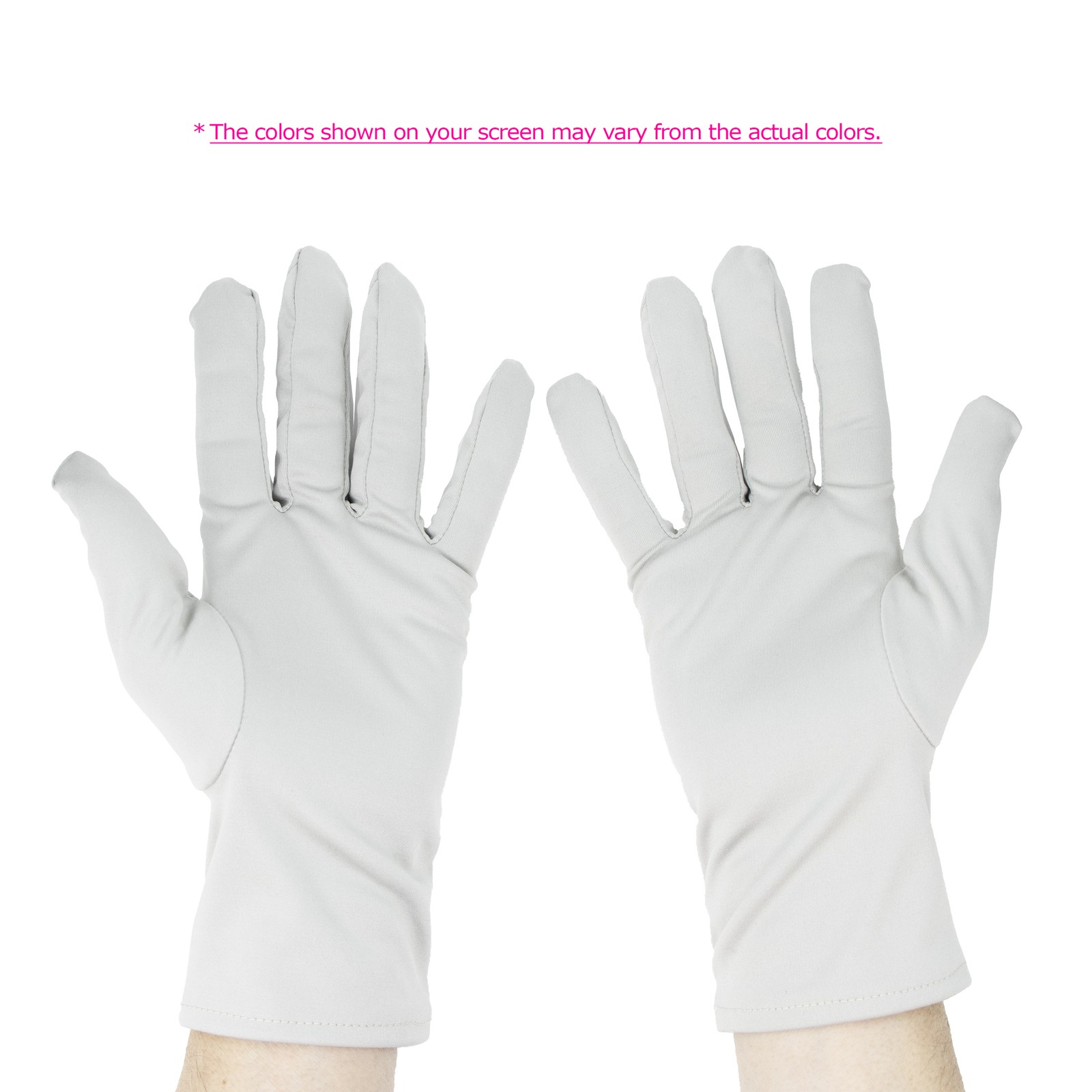 Gray – Watch Jewelry Microfiber Care Handling Polishing Gloves – 1 Pair