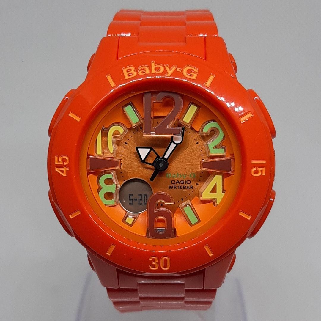 Casio Baby G BGA 171 Neon Marine Series Orange Working