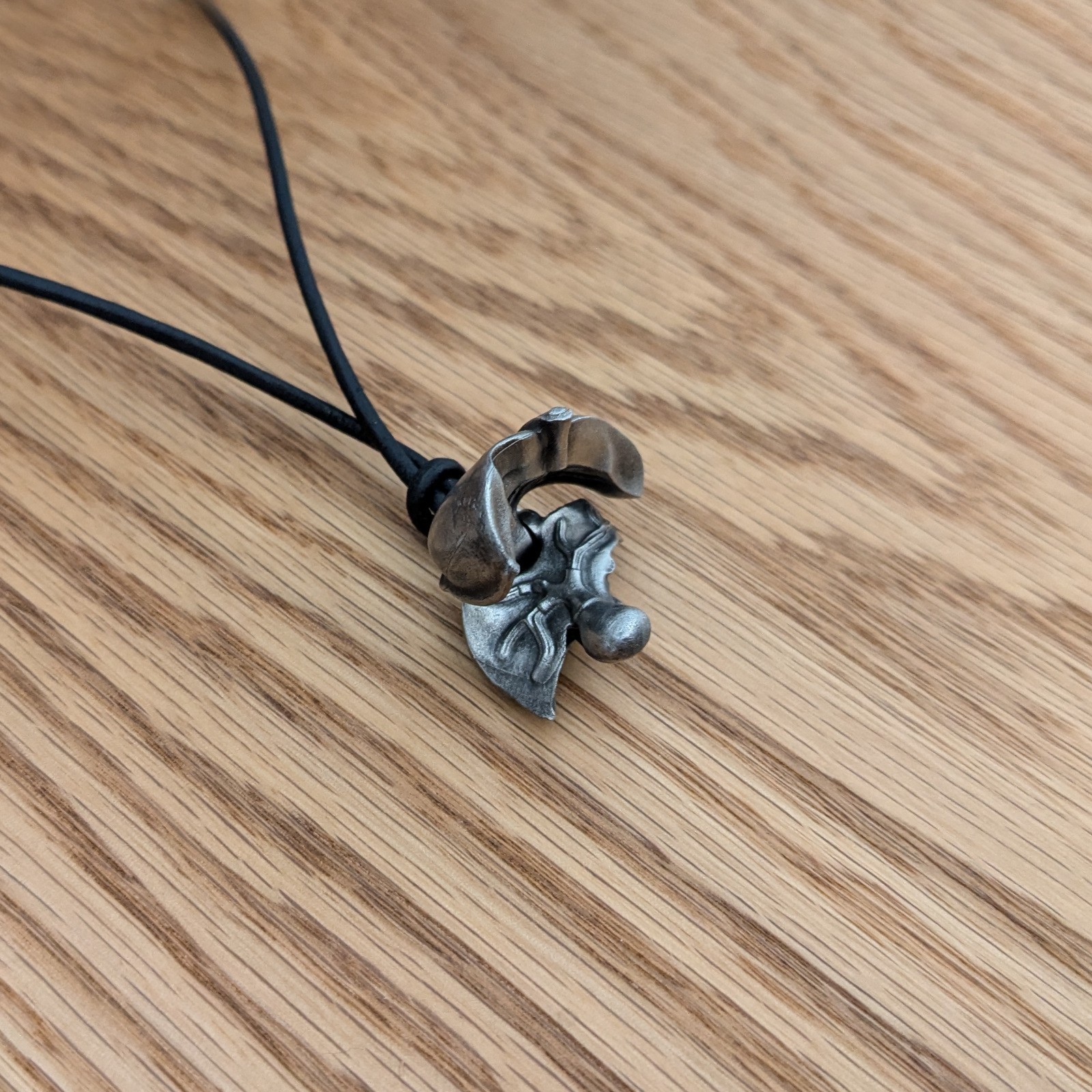 Articulating Human Liver Necklace – Pewter Hepatic Anatomy Pendant