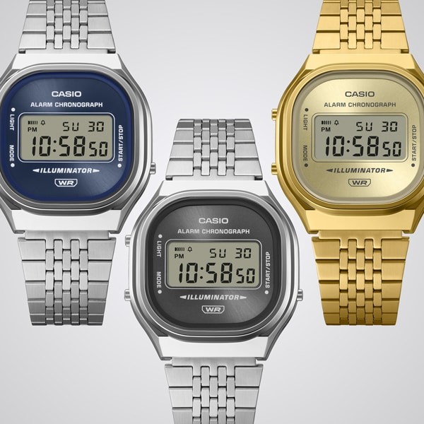 A140WE-8AJF CASIO CLASSIC Unisex Watch Metal Band Gray from Japan NEW