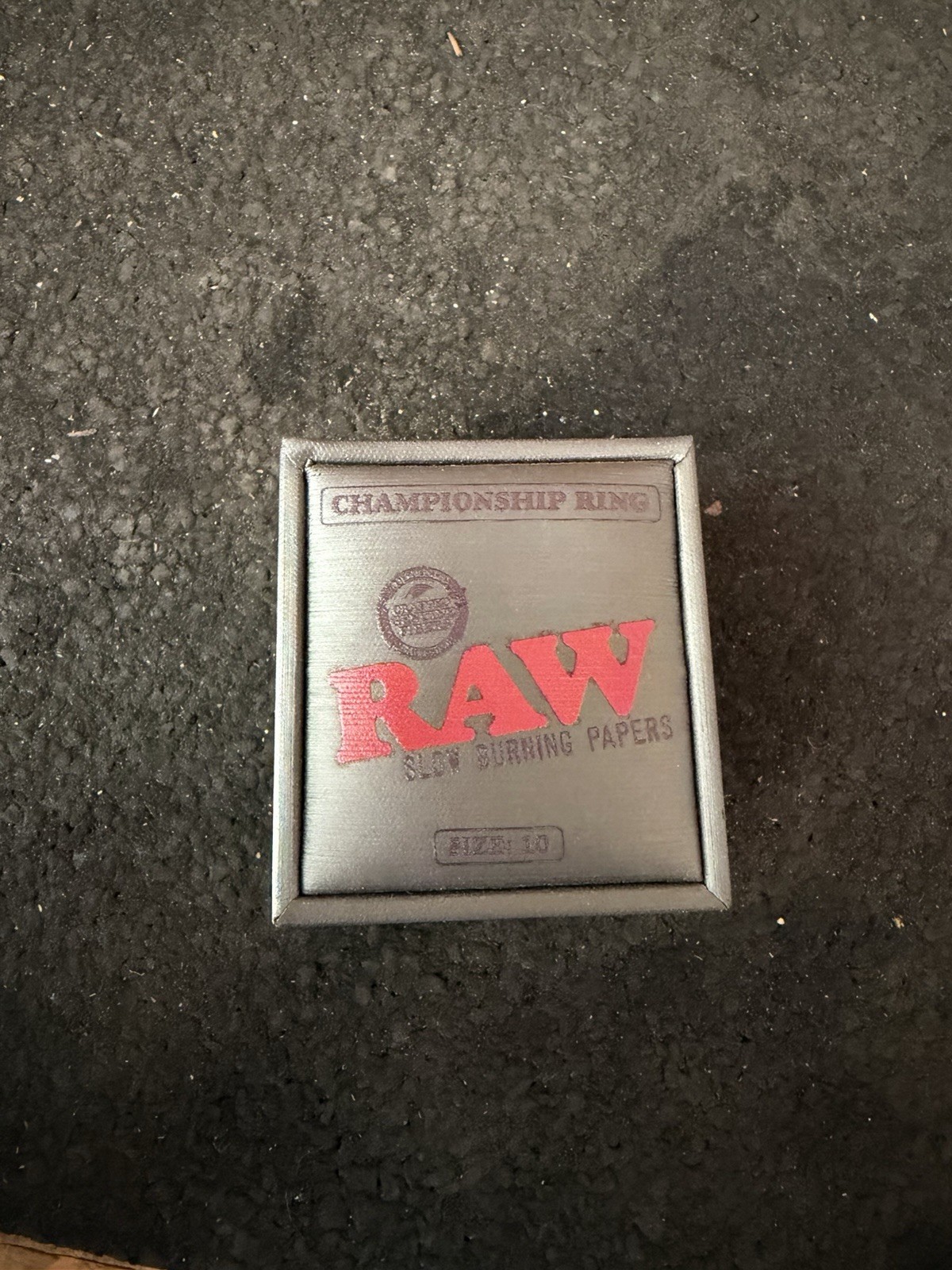 RAW Championship Ring — Size 10 — Brand New in Box — Authentic