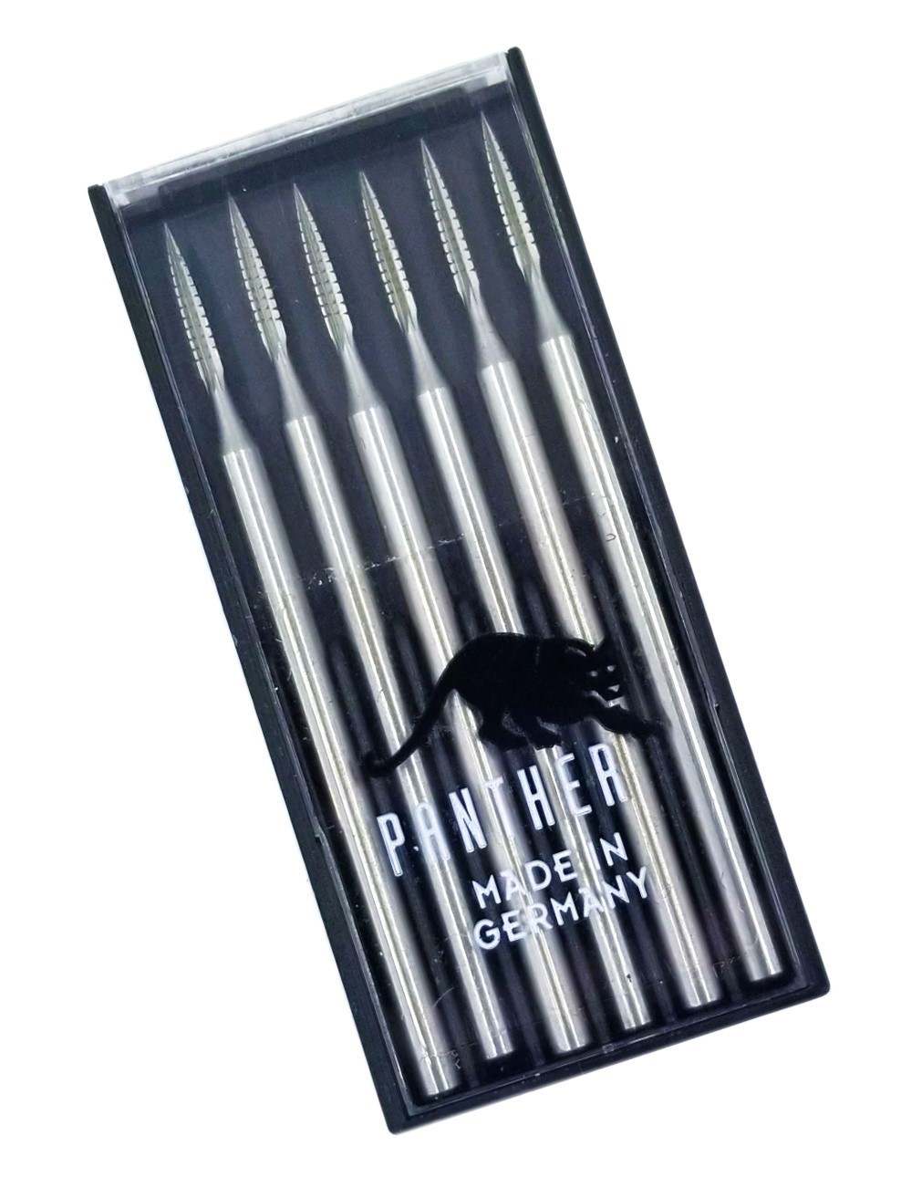 Panther Krause Jewelry Bur Tapered Pointed X-Cut 3/32″ Shank Size 1.2 MM – 6 pc