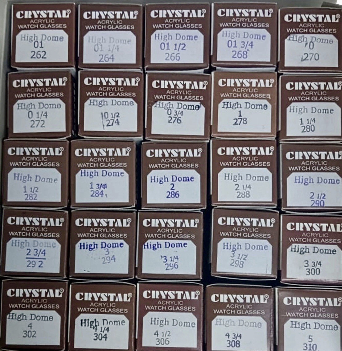 Replacement Acrylic Watch Crystals – 26.2mm to 31.0mm -High Dome – 1 Pc