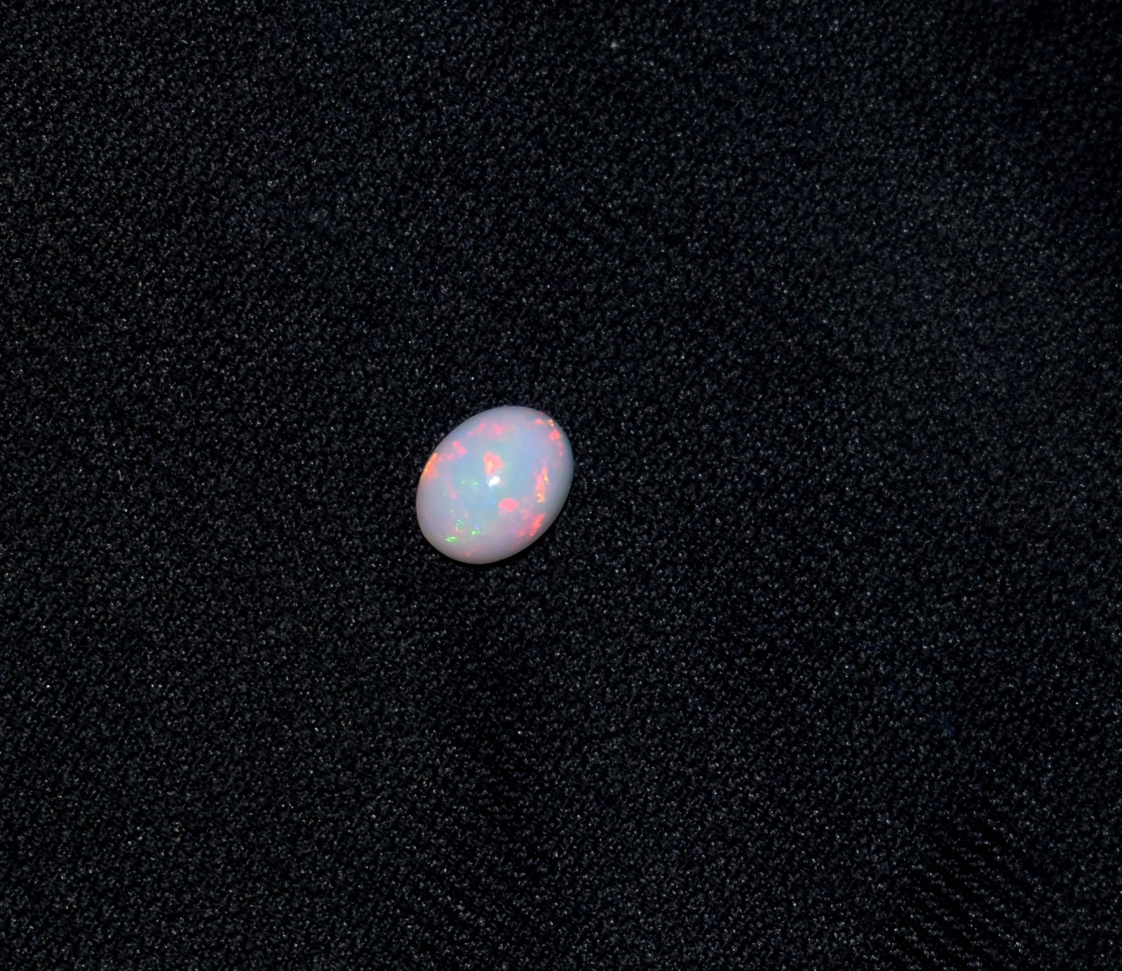 Natural Ethiopian Wello Fire Opal Cabochon Gemstone 7X9mm Loose AAA A04