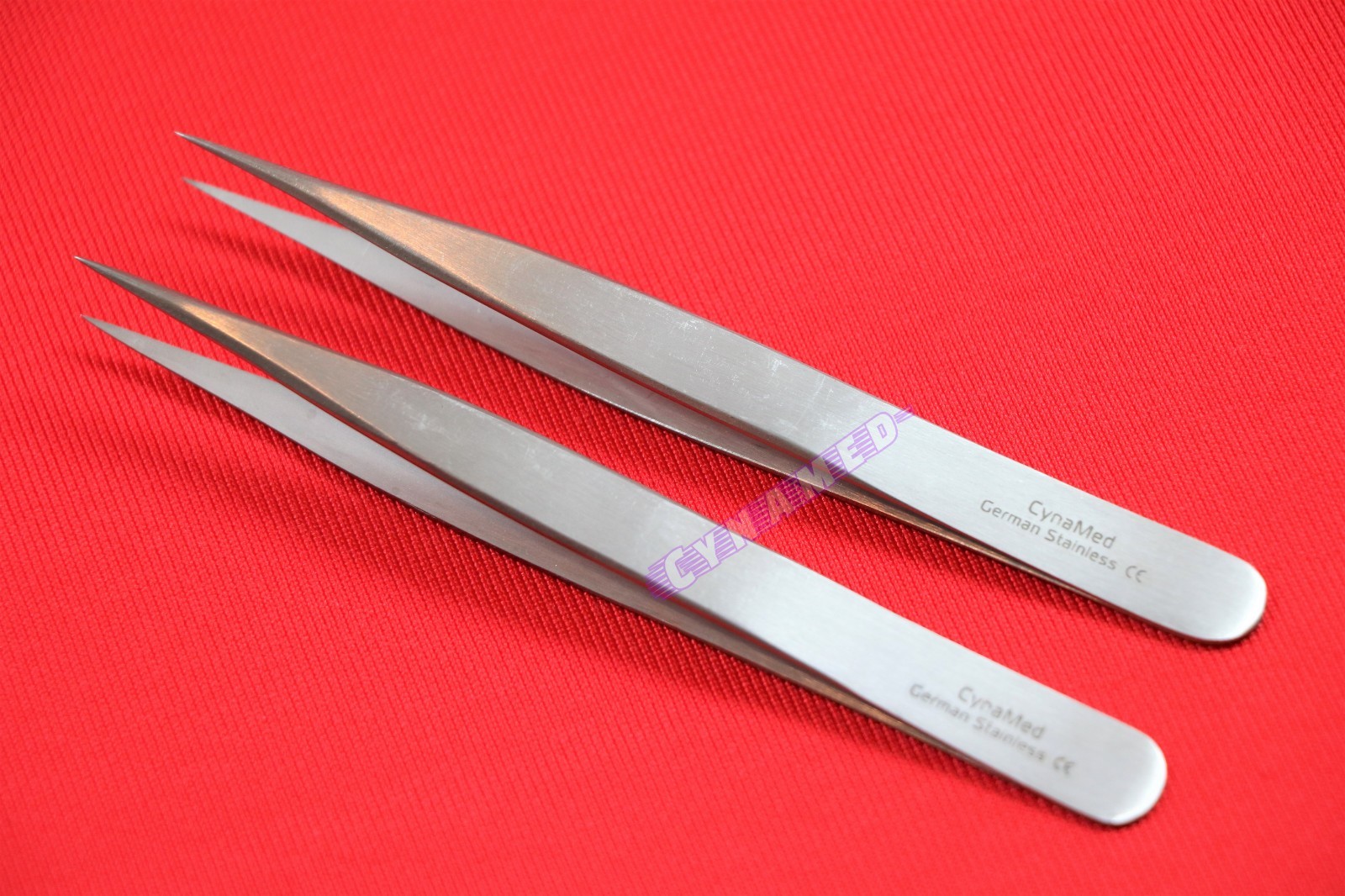 3 PIECES GERMAN STAINLESS FINE TIP SHARP TWEEZERS FORCEPS FOR JEWELRY REPAIRMENT