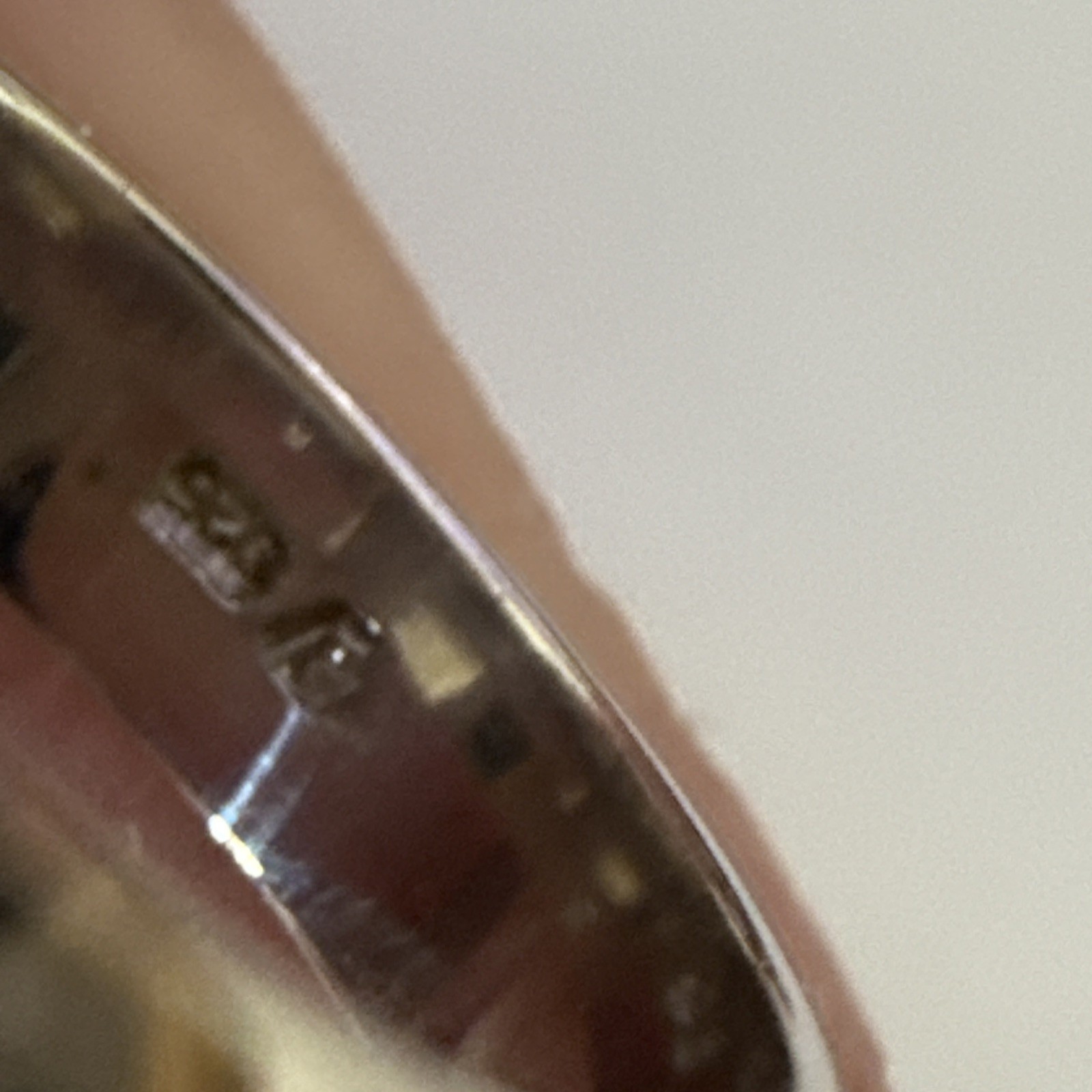 STERLING SILVER 7 mm WIDE BAND RING 4 GRAMS- SIZE 8 1/2