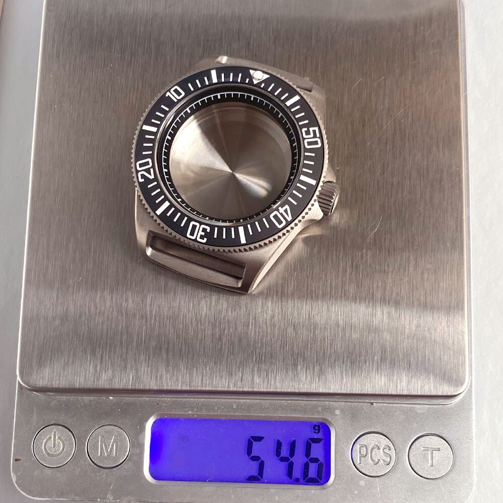 20ATM Diver Titanium 42mm Sapphire Watch Case Fit NH35 NH36 ETA2824 Miyota 8215