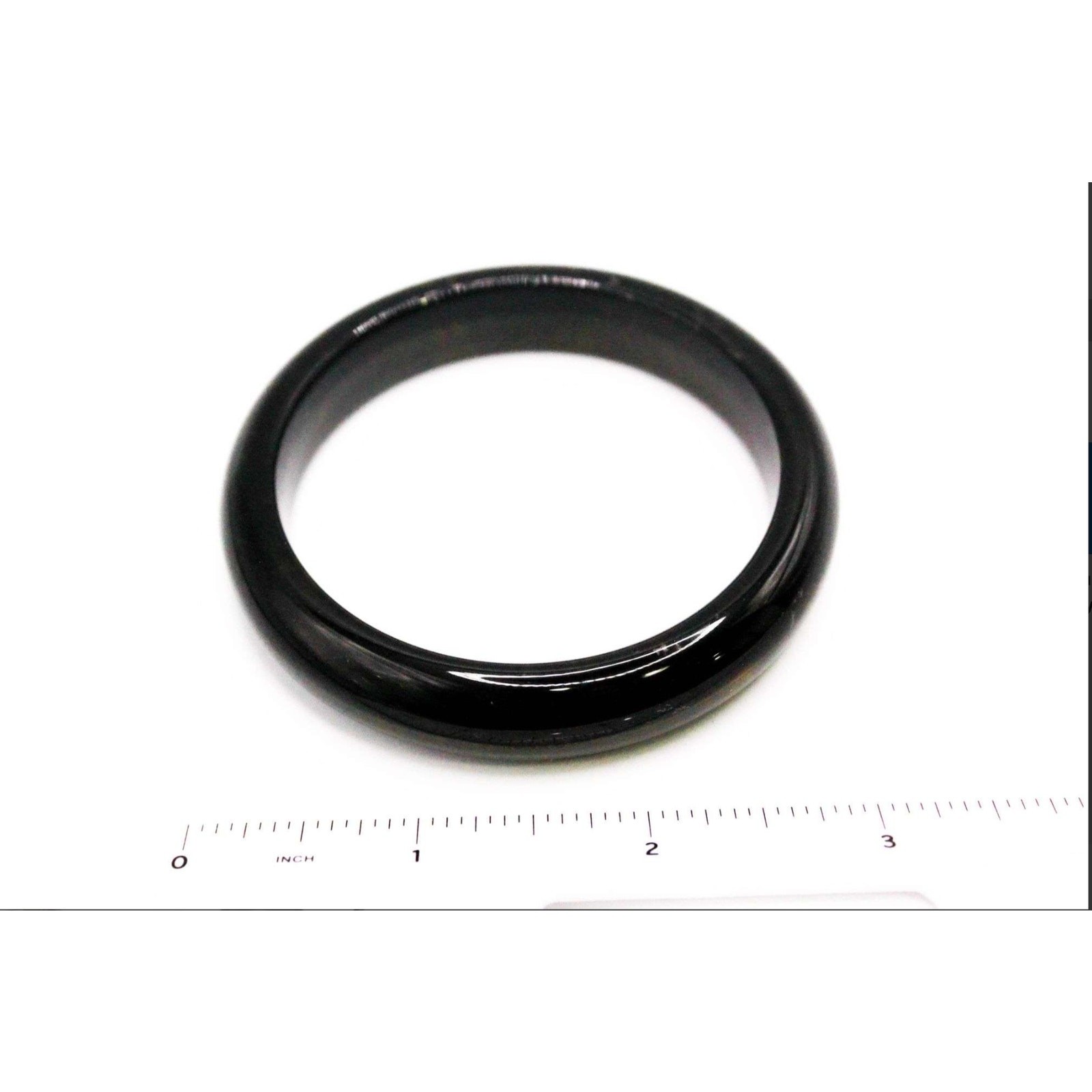 Excellent Burmese Stone Tigers Eye Green and Black Bangle Bracelet