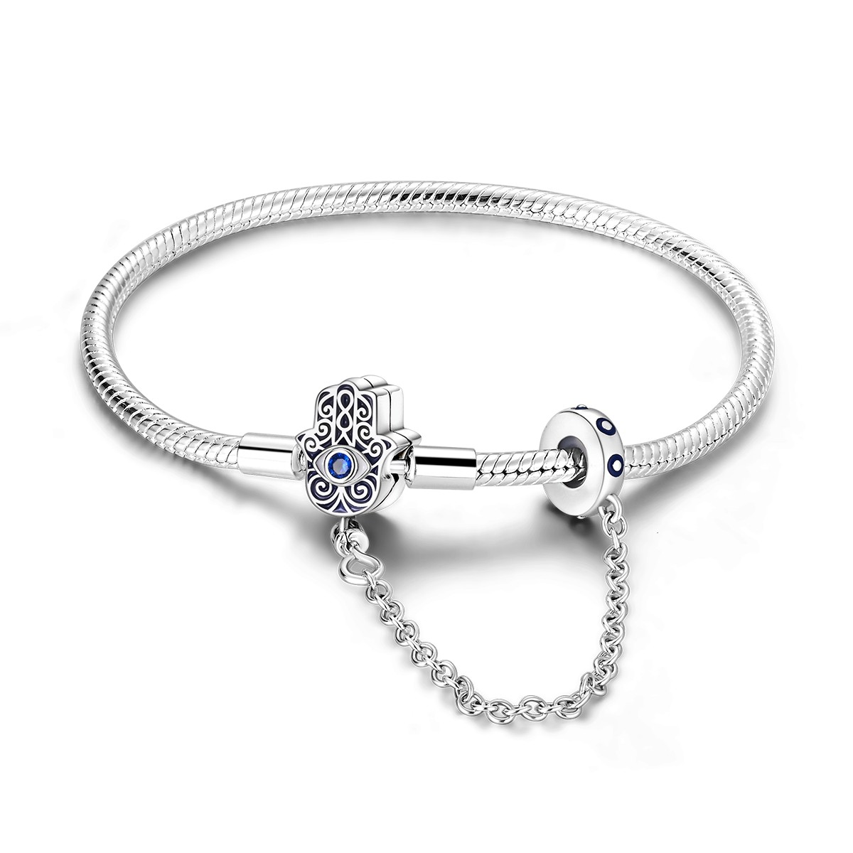 LAZA Optional 925 Sterling Silver Bracelet fit Women Charms Unicorn Starry Moon