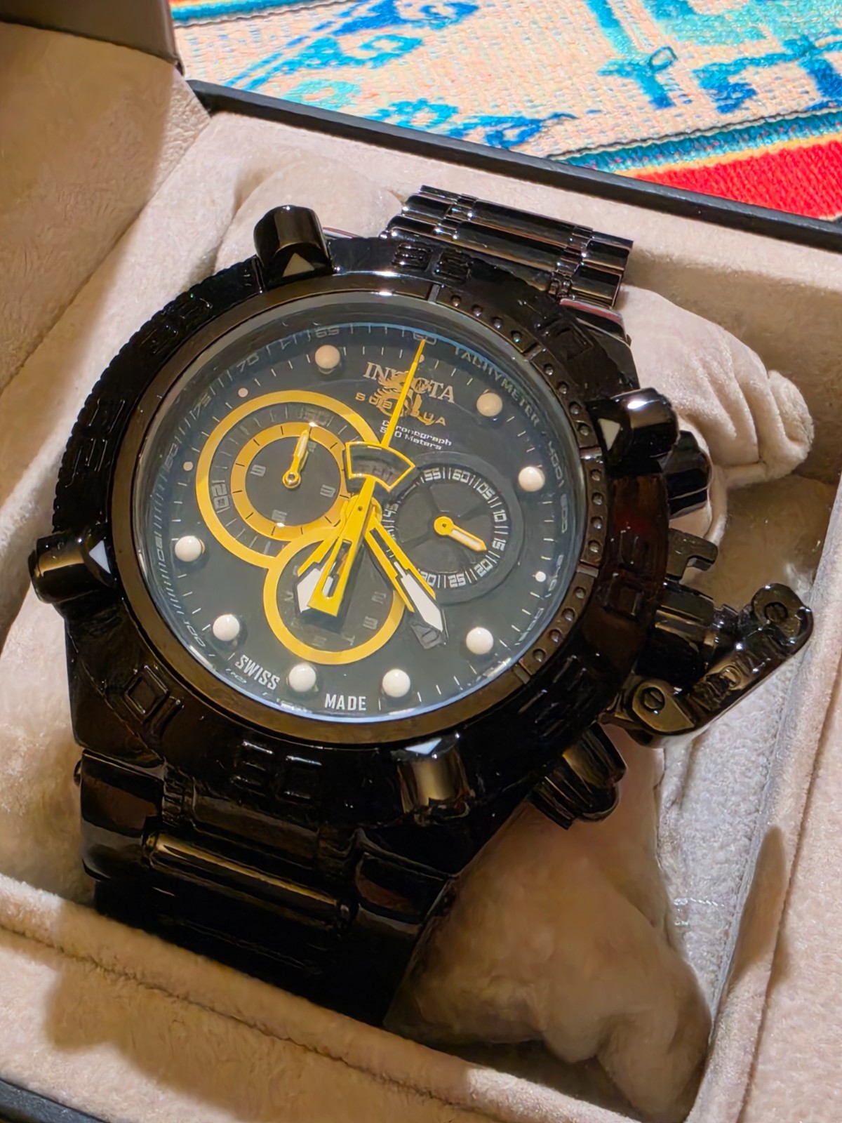 INVICTA 19165 SUBAQUA CHRONOGRAPH SWISS MADE WATER RESISTANT 500 MT STAINLESS