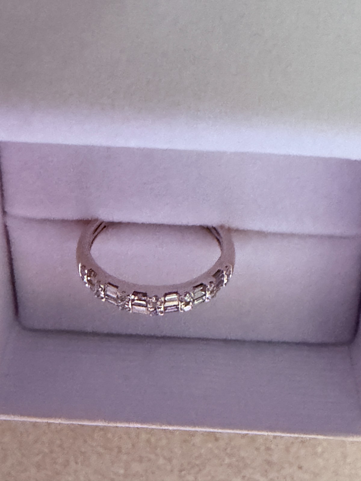 14k White Gold Natural Diamond Ring .50ctw. H.J. NAMDAR SI1/H Modern Elegance
