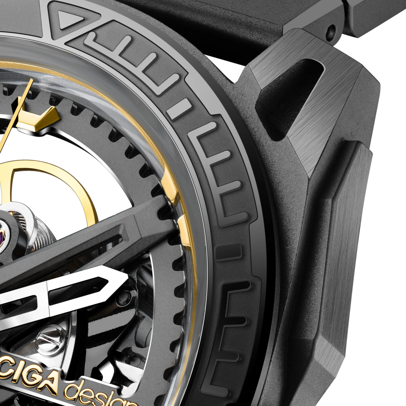 CIGA Design Falcon Round Automatic Skeleton Mechanical Watch
