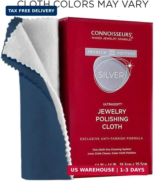 CONNOISSEURS – Extra Large Polishing Cloth – 14×14 Inches | Premium Edition – fo