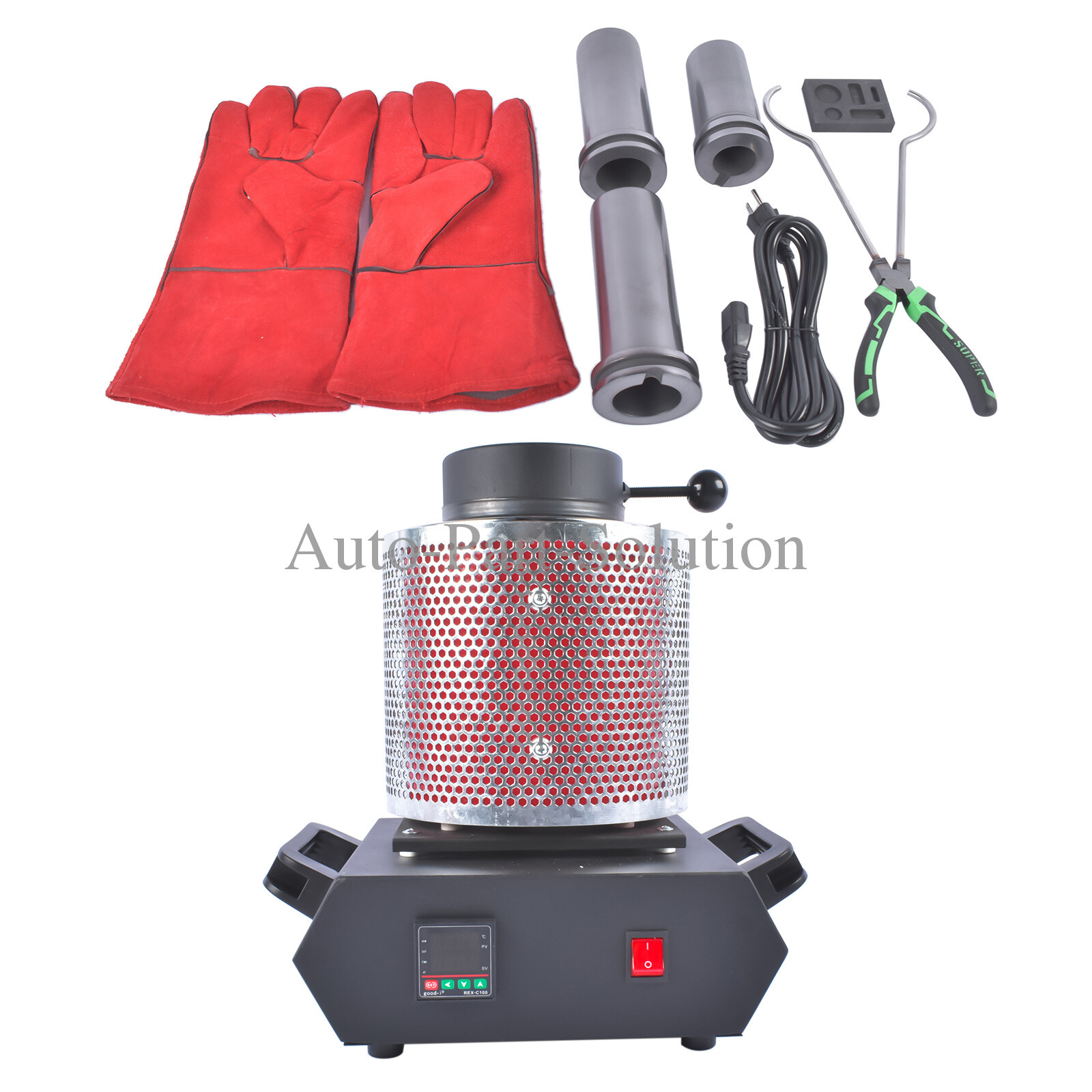 Small Gold Melting Furnace With Heat Shield 1100°C/2012°F High-Temperature