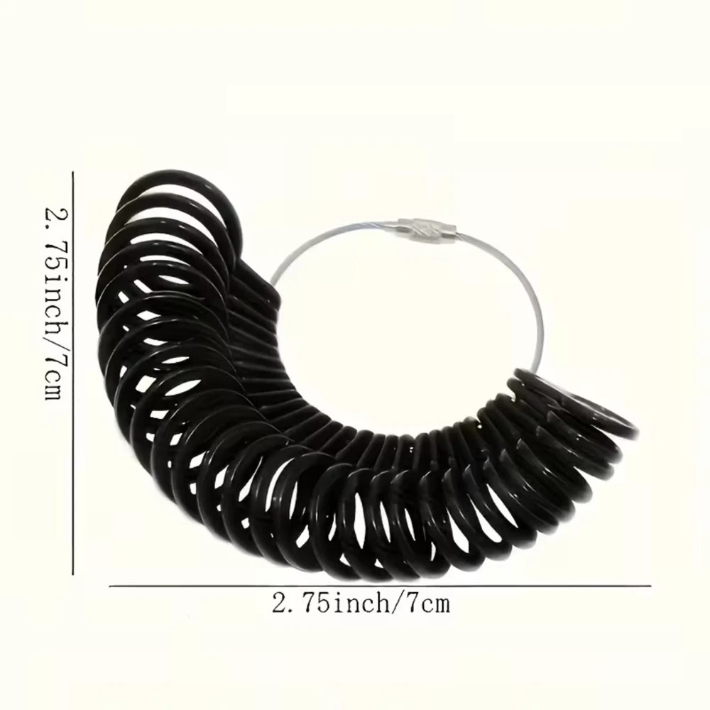 Ring Sizer Gauge Mandrel Finger Sizing Measure Stick Standard Tool Sliver