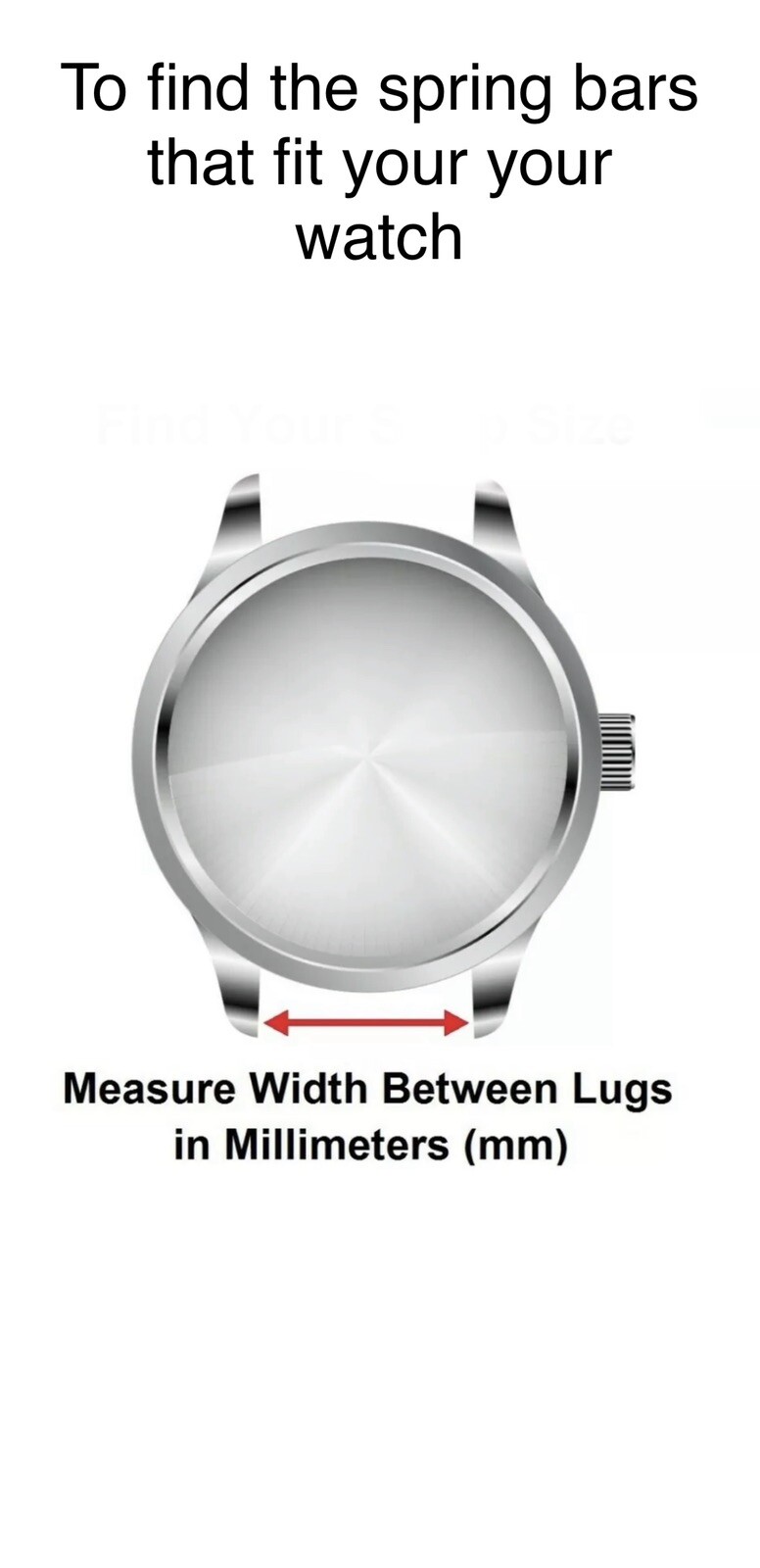 Spring Bar Tool For Fitting Watch Straps Double Ended Fork & Pin With 22mm Pins