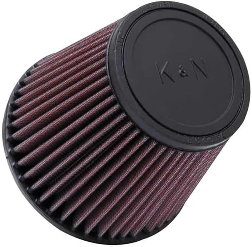 K&N High-Flow Original Lifetime Universal Clamp-On Air Filter: High Performance,