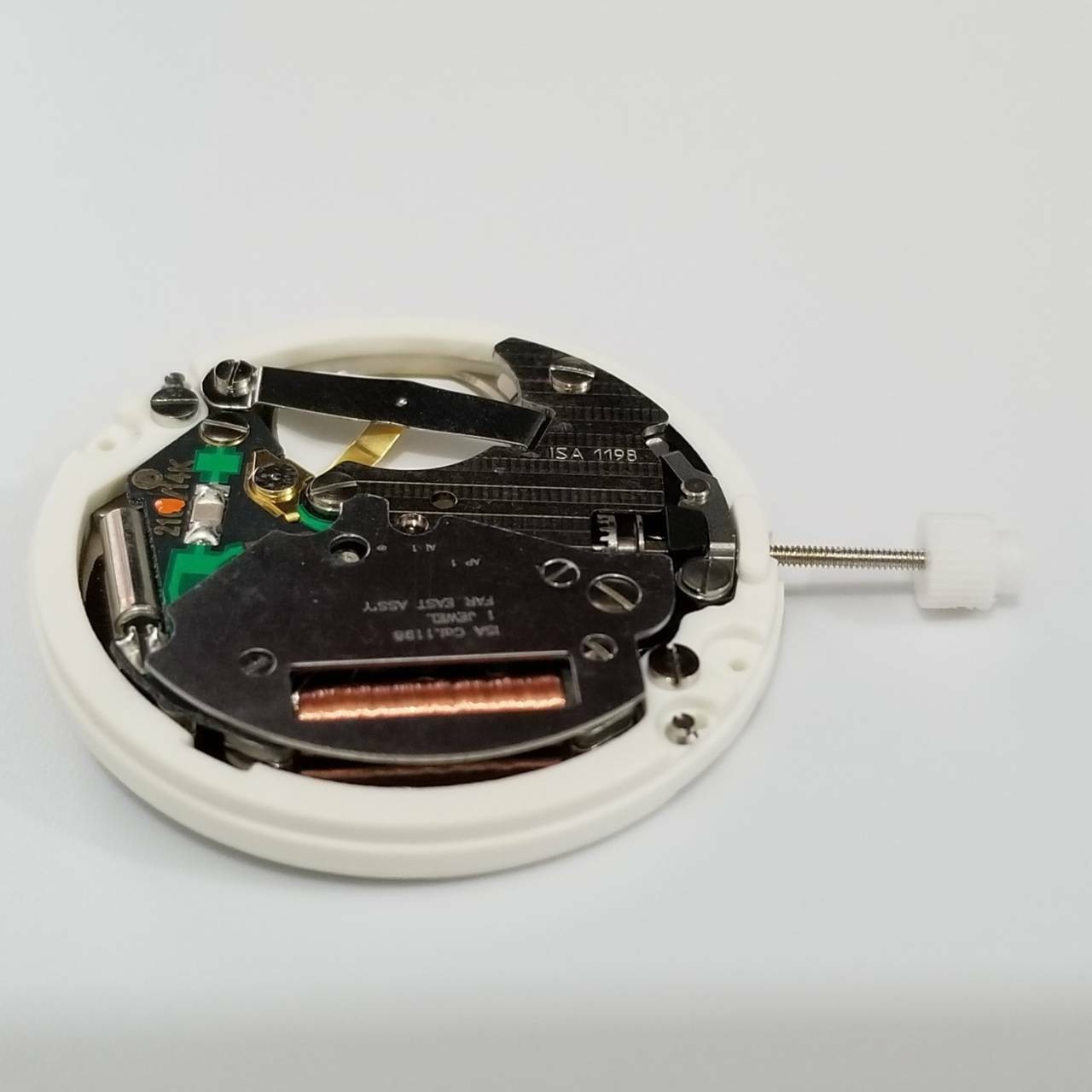 3-Hand Quartz Watch Movement With Battery For Swiss ISA 1198 Watch Accessories A