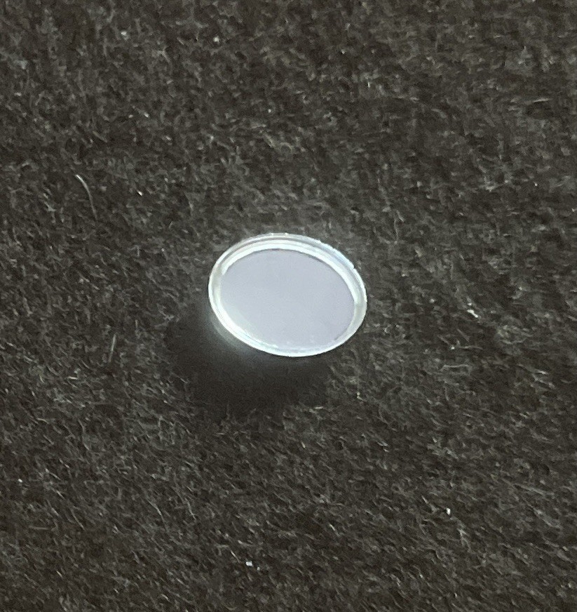 One 8x6mm Plain Oval Sterling Silver Bezel Cup Setting 32gauge 6x8mm
