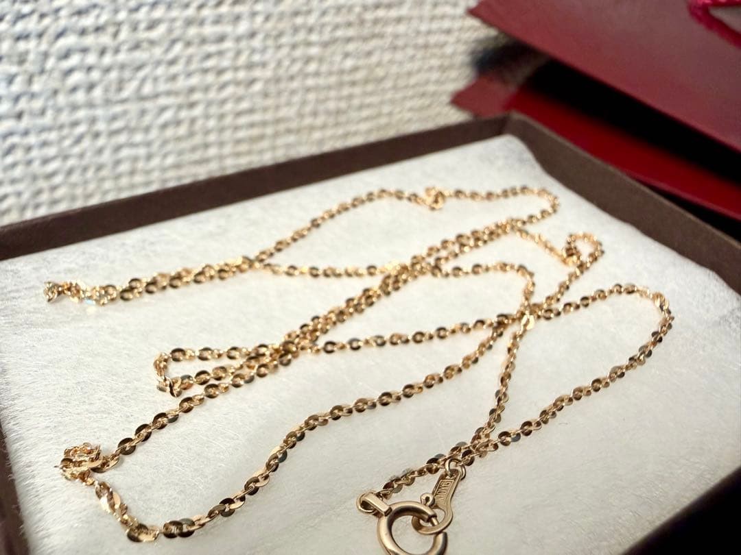 Avalanche 10K Yellow Gold Necklace Width: 1mm Length: 50cm